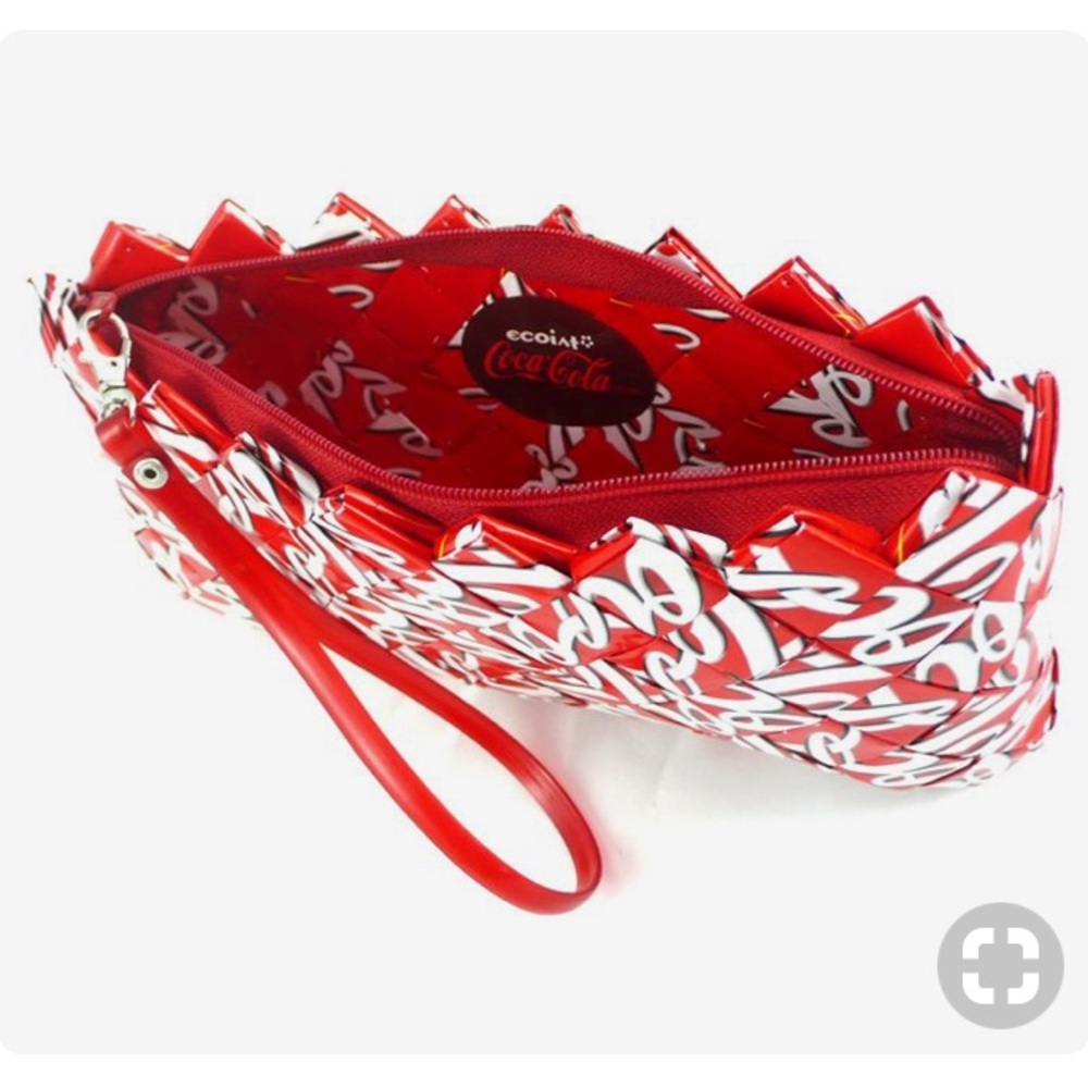 Coke “Coca Cola” label clutch